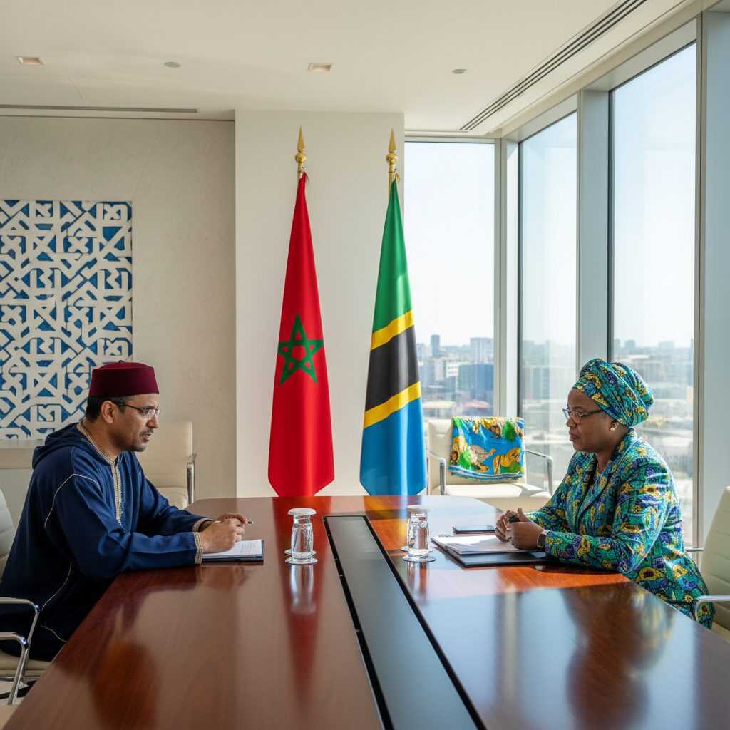 le maroc renforce son dialogue avec la tanzanie au sein de la sadc, poursuivant la coopération bilatérale malgré la reconnaissance de la rasd par la tanzanie.
