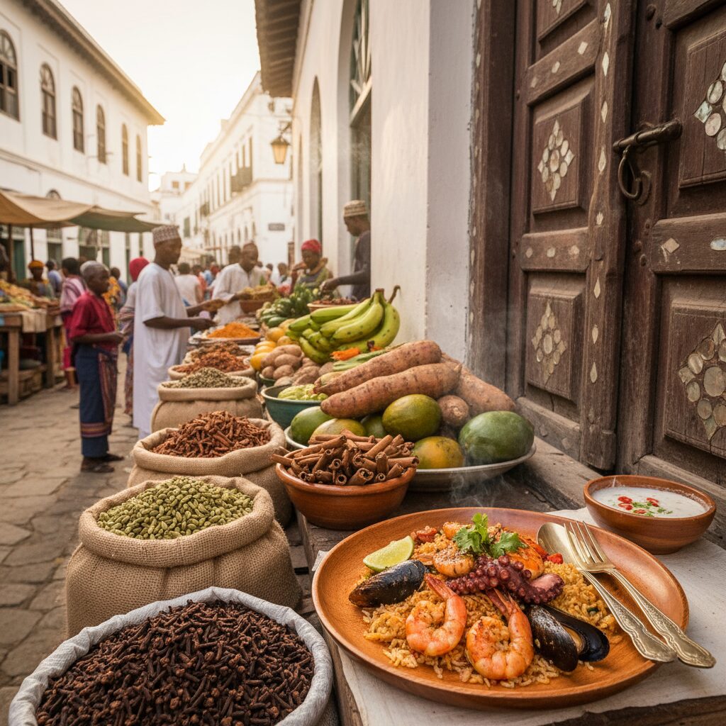découvrez l'influence arabe dans la gastronomie tanzanienne à travers son histoire riche et des recettes traditionnelles savoureuses mêlant saveurs orientales et africaines.