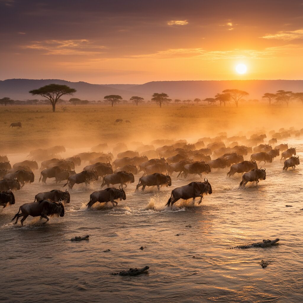 découvrez les meilleurs moments pour admirer la spectaculaire migration des gnous au serengeti et vivez une aventure inoubliable au cœur de la nature sauvage.