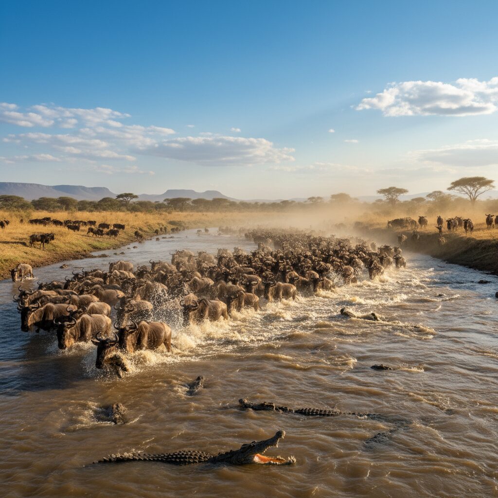 découvrez les meilleurs moments pour observer la spectaculaire migration des gnous au serengeti et vivez une expérience inoubliable dans ce phénomène naturel unique.