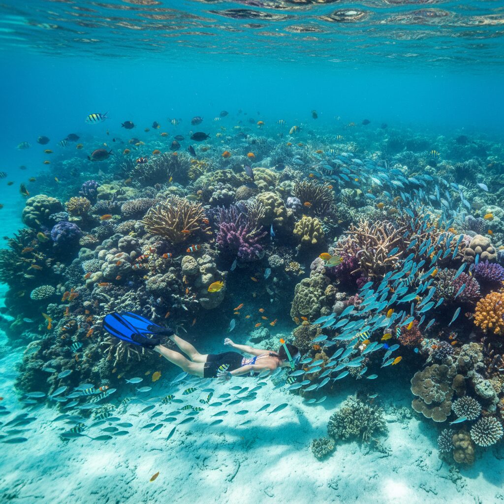 découvrez le snorkeling à nungwi, le paradis sous-marin de zanzibar, avec ses eaux cristallines, ses récifs coralliens colorés et une vie marine exceptionnelle pour une aventure inoubliable.