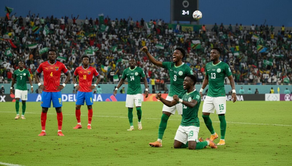 revivez le choc du 23 décembre lors de la can 2025 où le nigeria s'est imposé 2-1 face à la tanzanie dans un match intense et décisif.