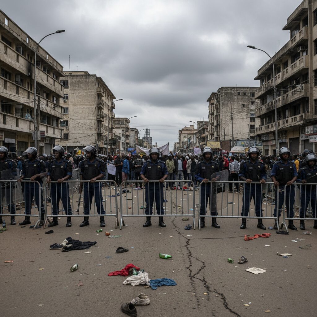 découvrez pourquoi la police tanzanienne a interdit les manifestations prévues le 9 décembre, après une répression sanglante ayant provoqué une montée des tensions dans le pays.