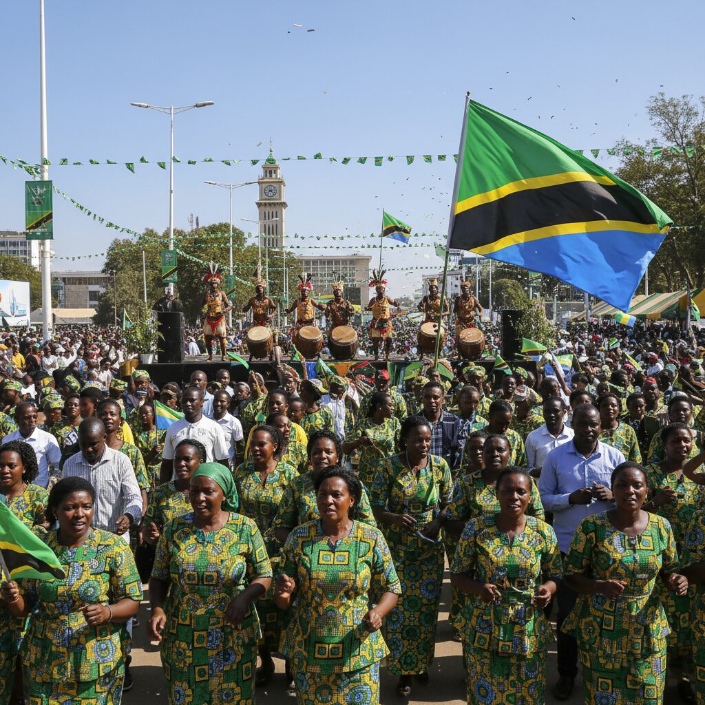 découvrez une journée de mobilisation intense en tanzanie, ponctuée par des célébrations vibrantes de l'indépendance, un moment fort de patriotisme et d'unité nationale.