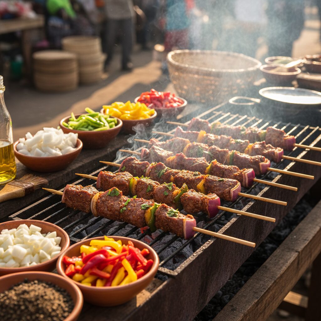 découvrez comment préparer le mishkaki tanzanien, des brochettes parfumées et savoureuses, parfaites pour un repas exotique et convivial.