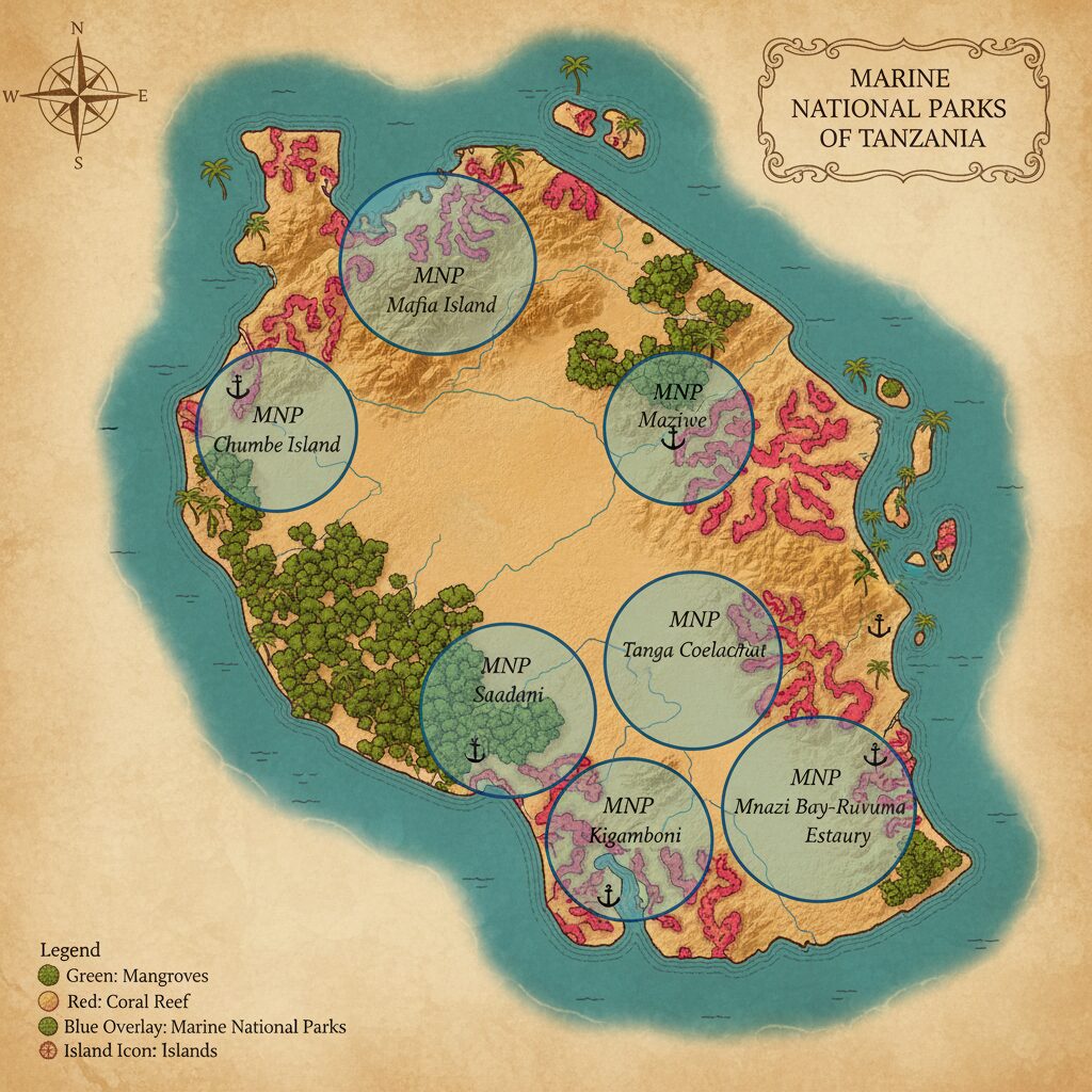 découvrez l'exploration fascinante des écosystèmes marins au sein des parcs nationaux de tanzanie, entre biodiversité exceptionnelle et paysages marins préservés.