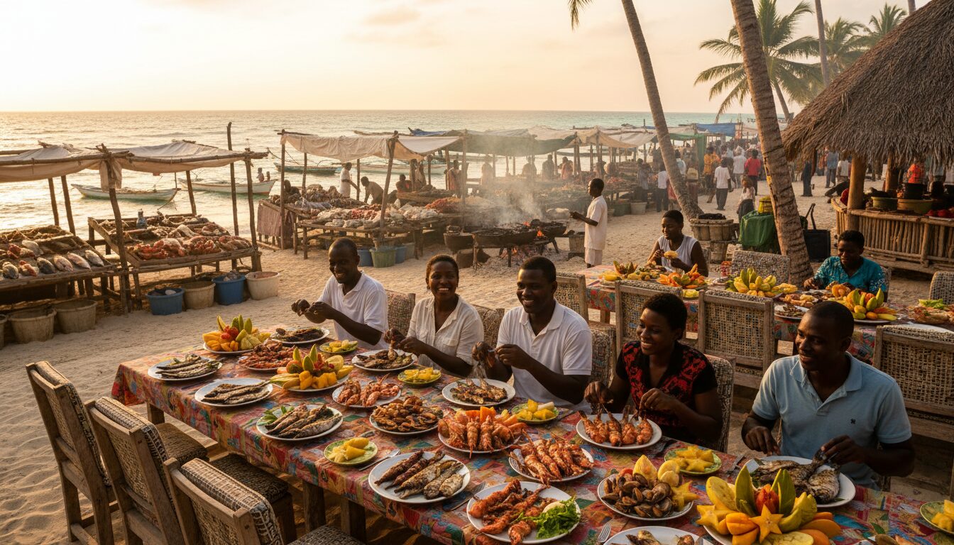 découvrez la gastronomie de zanzibar et trouvez où déguster les meilleurs plats de fruits de mer frais, dans des lieux authentiques et enchanteurs.