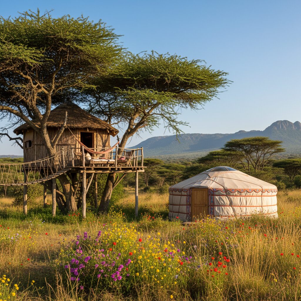 découvrez des hébergements insolites en tanzanie : dormez dans une maison dans les arbres ou une yourte pour une expérience unique au cœur de la nature.