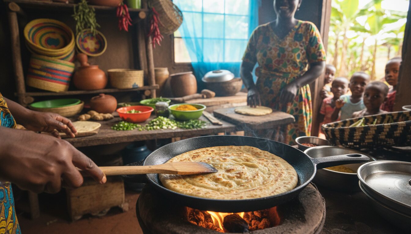 découvrez l'histoire fascinante du chapati tanzanien, ce pain plat populaire, et explorez des recettes authentiques pour le préparer chez vous.
