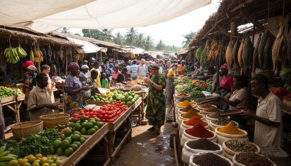 découvrez comment les marchés locaux jouent un rôle essentiel dans l'alimentation en tanzanie, en favorisant la diversité des produits, l'économie locale et les traditions culinaires.