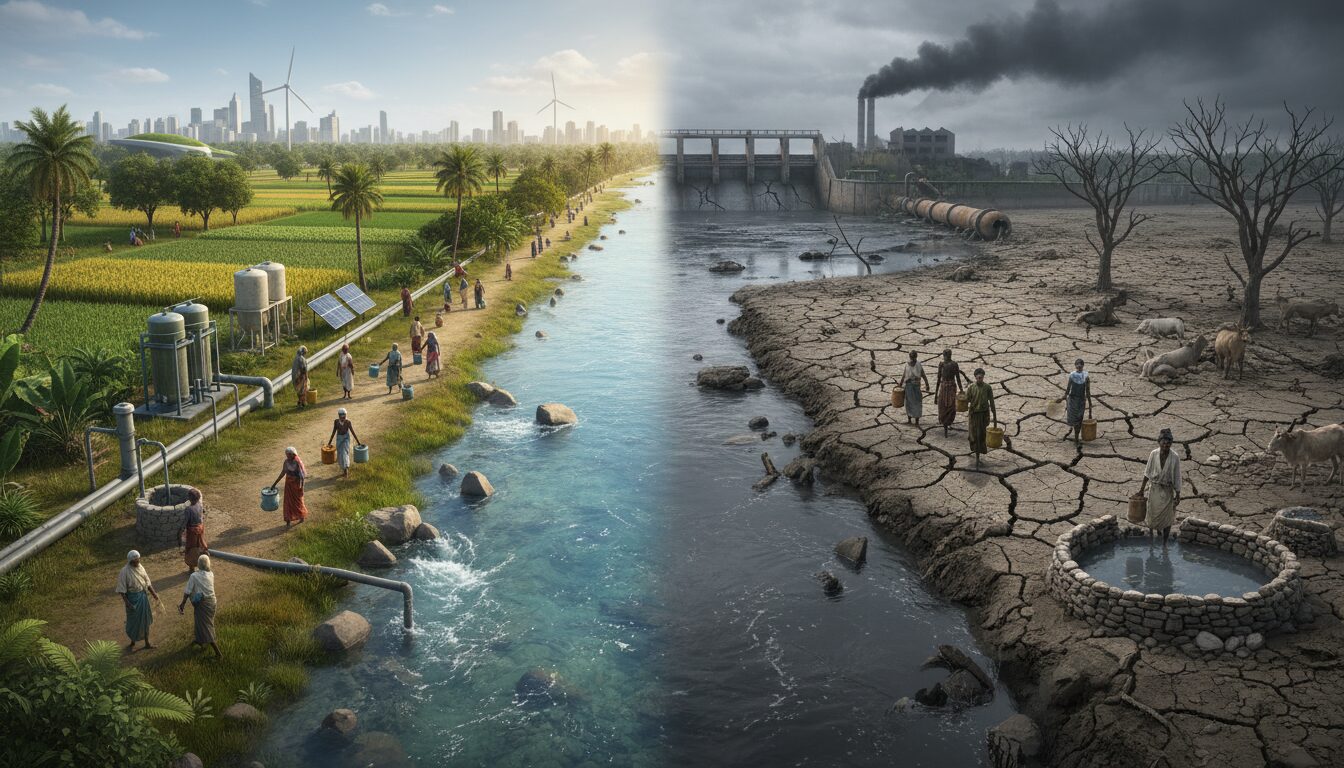 découvrez les enjeux majeurs de la gestion de l'eau et son impact essentiel sur la société, incluant les défis environnementaux, économiques et sociaux.