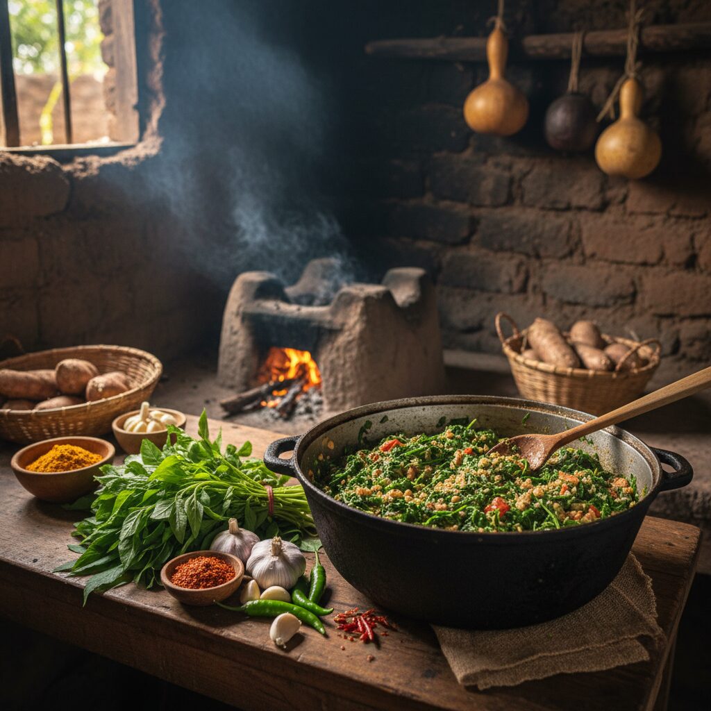 découvrez les secrets du mchicha, un plat traditionnel tanzanien à base d’épinards savoureux, parfait pour une expérience culinaire authentique.