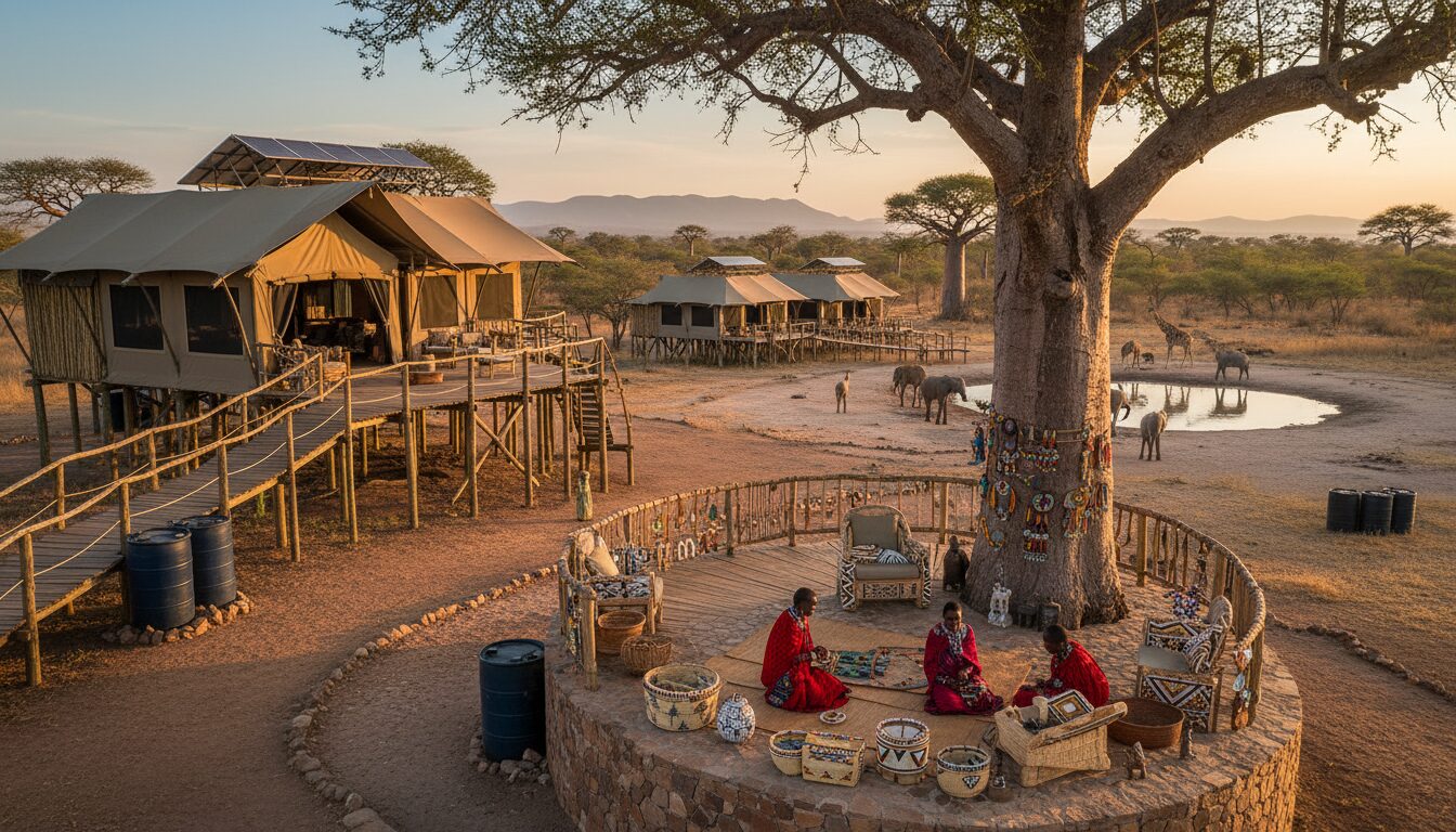 découvrez les lodges de charme autour du parc national tarangire et trouvez l'endroit idéal pour séjourner lors de votre aventure en tanzanie.