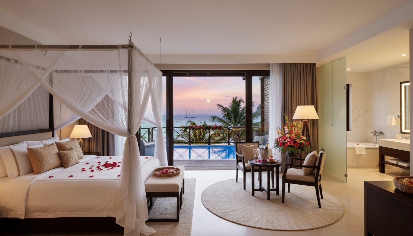 découvrez les meilleurs hôtels à zanzibar pour un séjour romantique en 2025, alliant confort, charme et paysages idylliques pour une escapade inoubliable à deux.