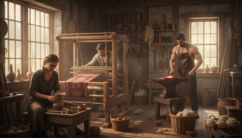 découvrez l'univers des métiers artisanaux et plongez au cœur des savoir-faire locaux qui perpétuent traditions et excellence.