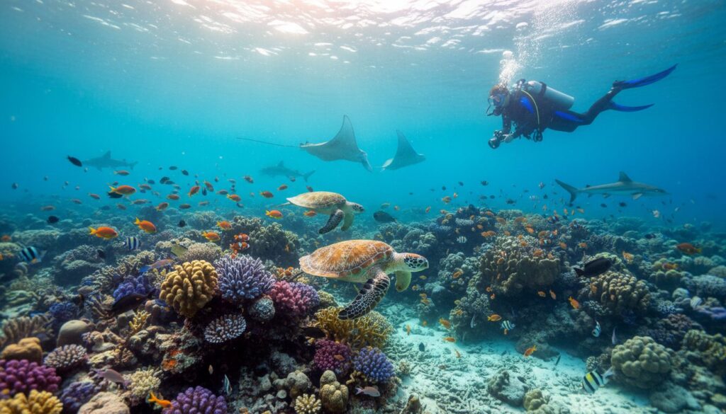 découvrez la plongée à mnemba atoll, un paradis sous-marin riche en biodiversité. explorez des récifs coralliens vibrants et vivez des plongées inoubliables au cœur de la nature marine.