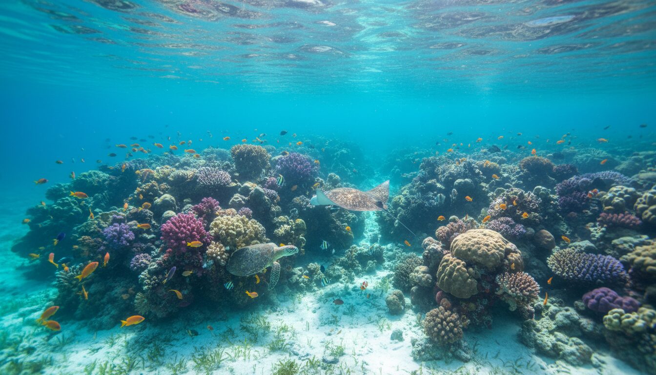 découvrez la beauté sous-marine exceptionnelle de la réserve marine de menai bay à zanzibar, un paradis pour les plongeurs avec ses récifs colorés et sa vie marine abondante.