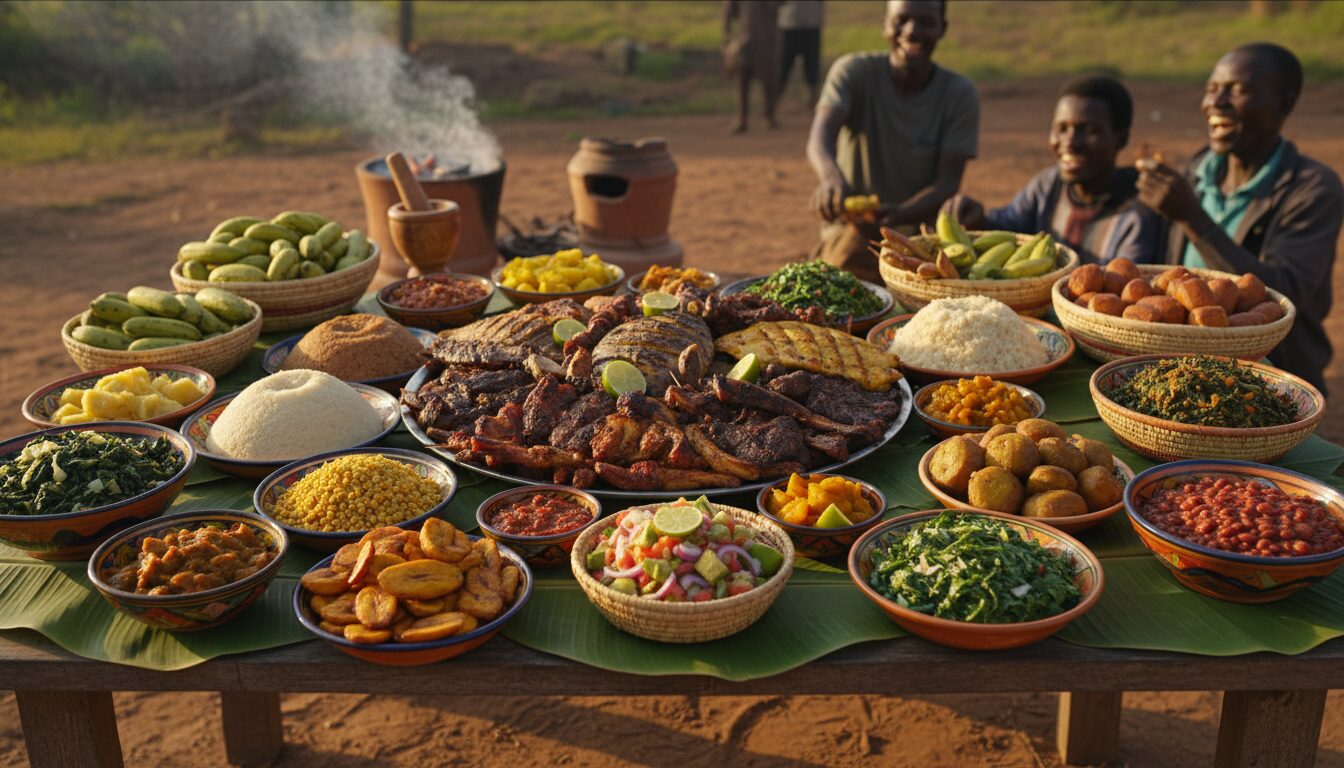 découvrez la recette traditionnelle du nyama choma, la viande grillée tanzanienne savoureuse et authentique, parfaite pour vos repas conviviaux.