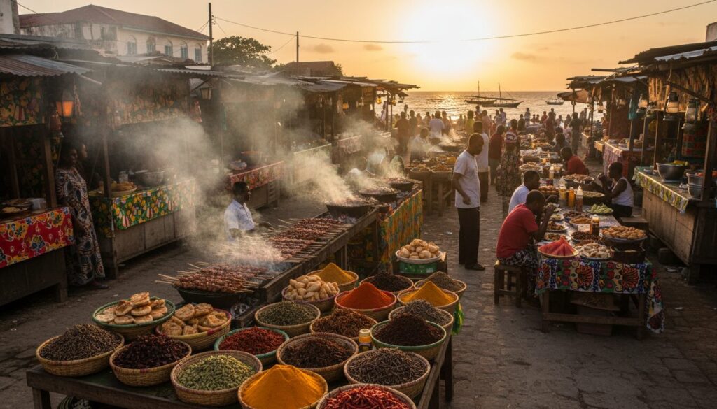 découvrez la street-food tanzanienne, un délicieux mélange de saveurs swahilies authentiques et d'influences indiennes épicées qui éveilleront vos papilles.