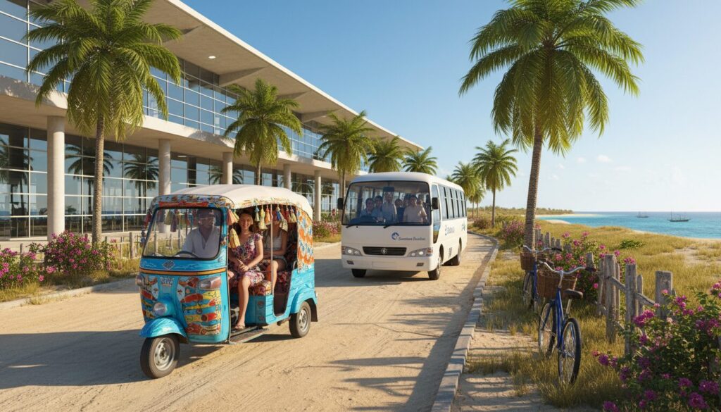 découvrez les options de transports depuis l’aéroport de zanzibar jusqu’aux plages paradisiaques, pour un transfert facile et agréable dès votre arrivée.