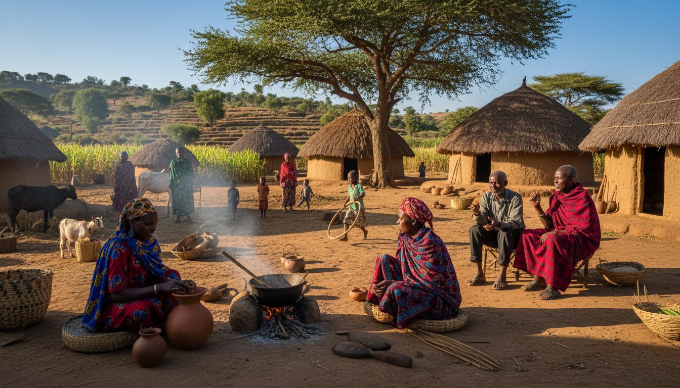 découvrez l'authenticité d'un village traditionnel tanzanien en vivant une journée d'immersion complète au cœur de la culture locale, entre traditions, rencontres et paysages uniques.