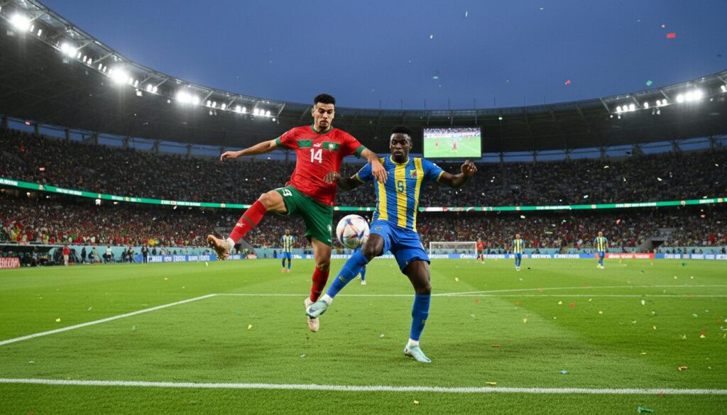 suivez en direct le passionnant match des huitièmes de finale de la coupe d'afrique des nations 2025 entre le maroc et la tanzanie. vivez chaque moment fort de ce choc exceptionnel.