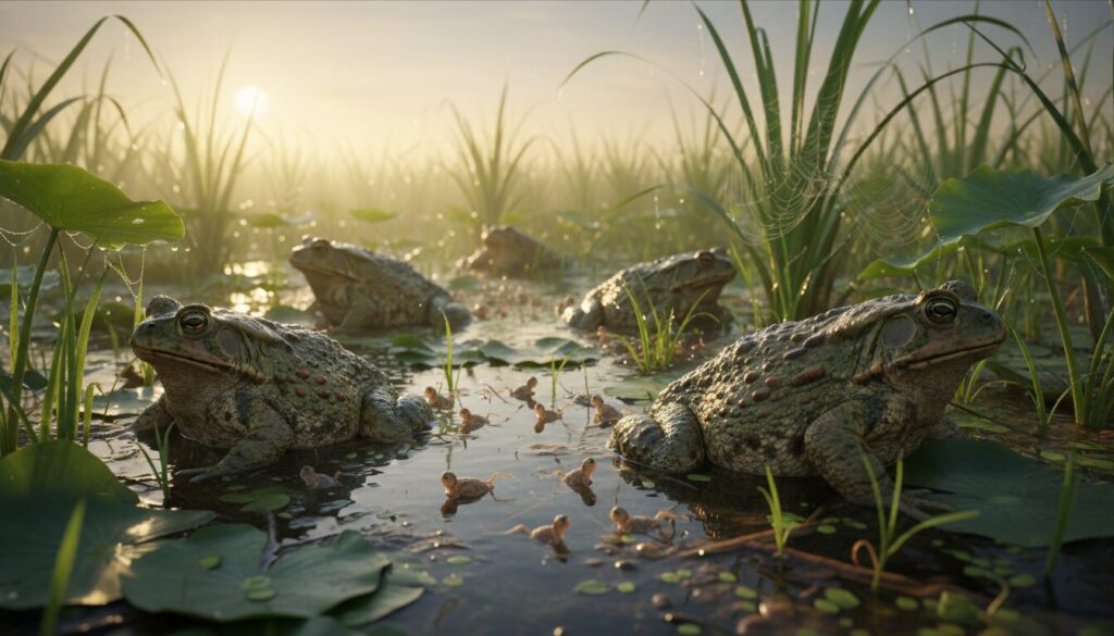 en tanzanie, découvrez ces crapauds exceptionnels qui donnent naissance à des petits vivants, un phénomène rare et fascinant proche de la reproduction humaine.