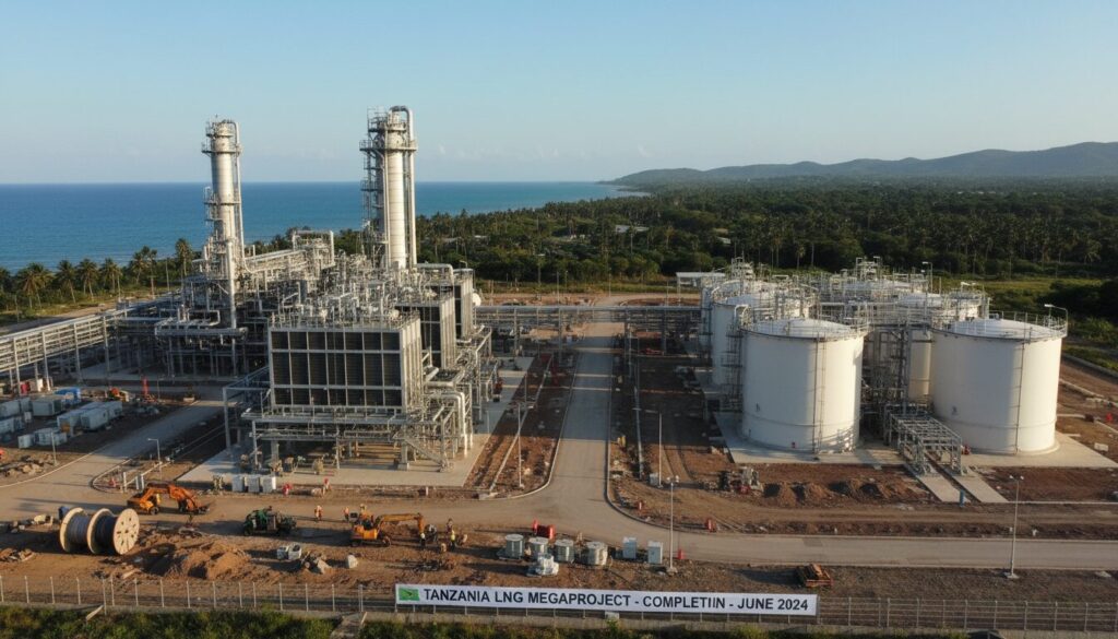 la tanzanie est sur le point de finaliser un mégaprojet de gaz naturel liquéfié (gnl) d'une valeur de 42 milliards de dollars avant le mois de juin, marquant une étape majeure pour son développement économique et énergétique.