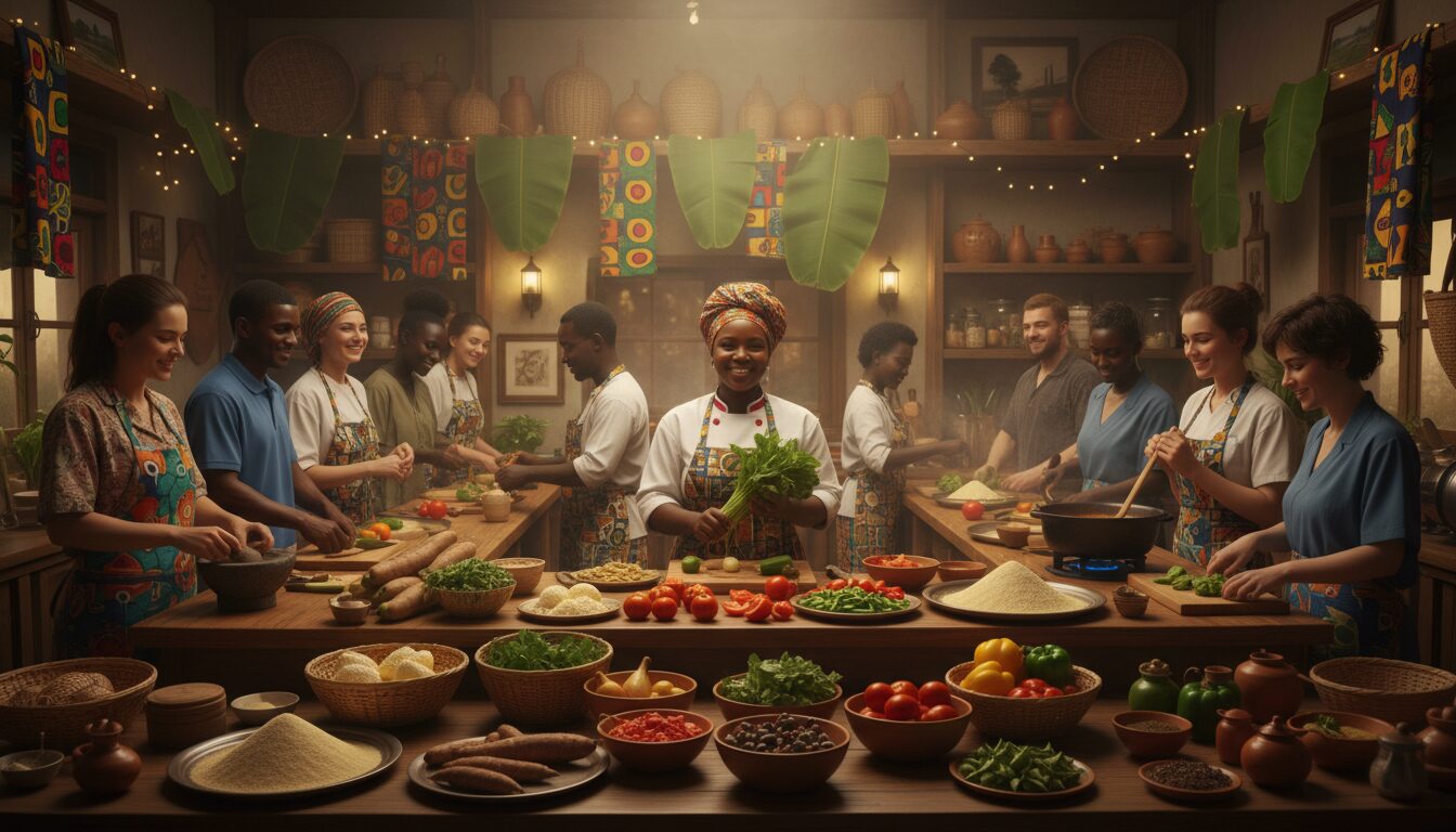 participez à notre atelier culturel pour découvrir et apprendre à cuisiner les plats traditionnels tanzaniens, une expérience culinaire authentique et conviviale.