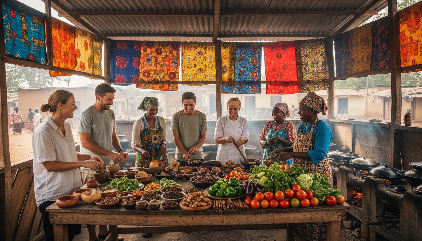 participez à notre atelier culturel et découvrez les secrets de la cuisine tanzanienne en apprenant à préparer des plats traditionnels savoureux et authentiques.