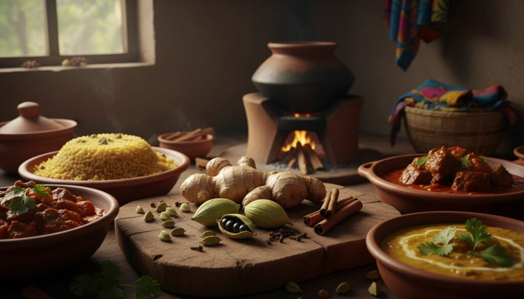 découvrez comment utiliser le gingembre et la cardamome pour sublimer les plats traditionnels tanzaniens, en apportant saveurs et arômes uniques à vos recettes.