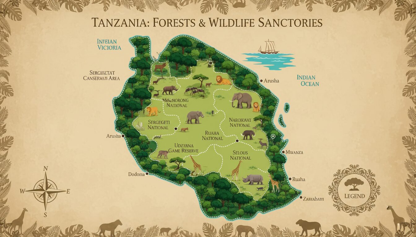 explorez la richesse et la diversité de la faune unique des forêts tropicales de tanzanie. découvrez des espèces fascinantes dans leur habitat naturel.
