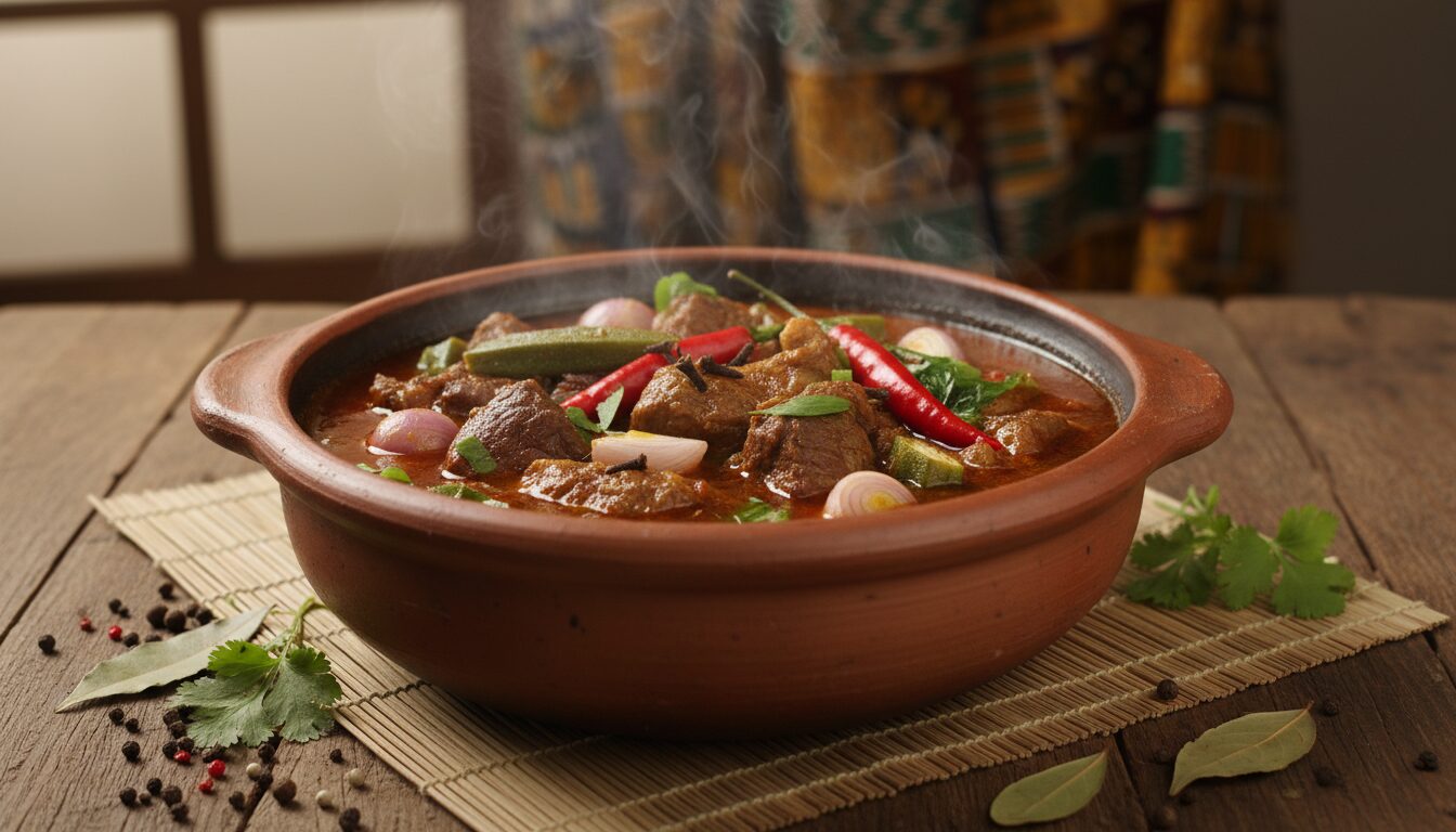 découvrez la meat stew tanzanienne, un ragoût épicé traditionnel riche en saveurs authentiques de tanzanie. parfait pour les amateurs de cuisine exotique et épicée.