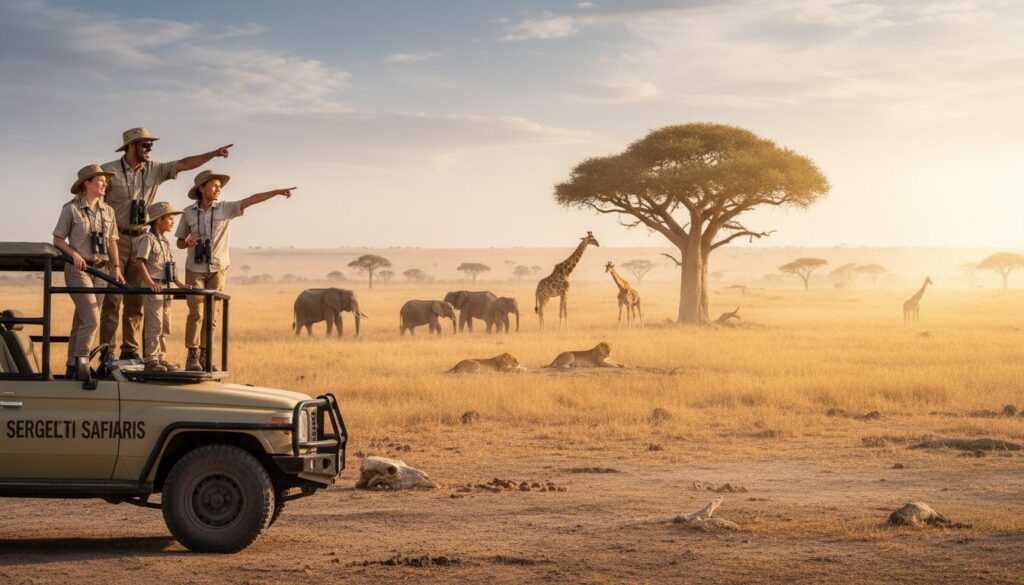 découvrez des excursions nature familiales inoubliables autour du parc national de serengeti, adaptées à tous les âges pour explorer la faune sauvage et les paysages époustouflants en toute sécurité.