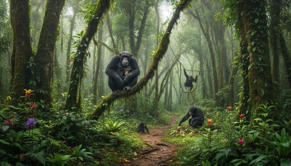découvrez les excursions nature en tanzanie pour observer les chimpanzés dans leur habitat naturel. une expérience unique au cœur des forêts luxuriantes tanzaniennes.