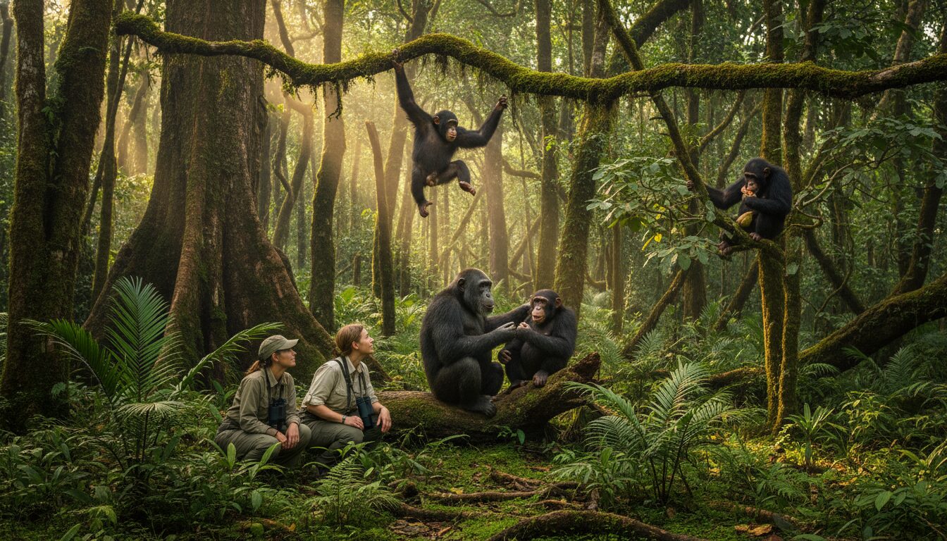 découvrez les forêts tanzaniennes à travers des excursions nature uniques pour observer les chimpanzés dans leur habitat naturel, une expérience inoubliable pour les amoureux de la faune sauvage.