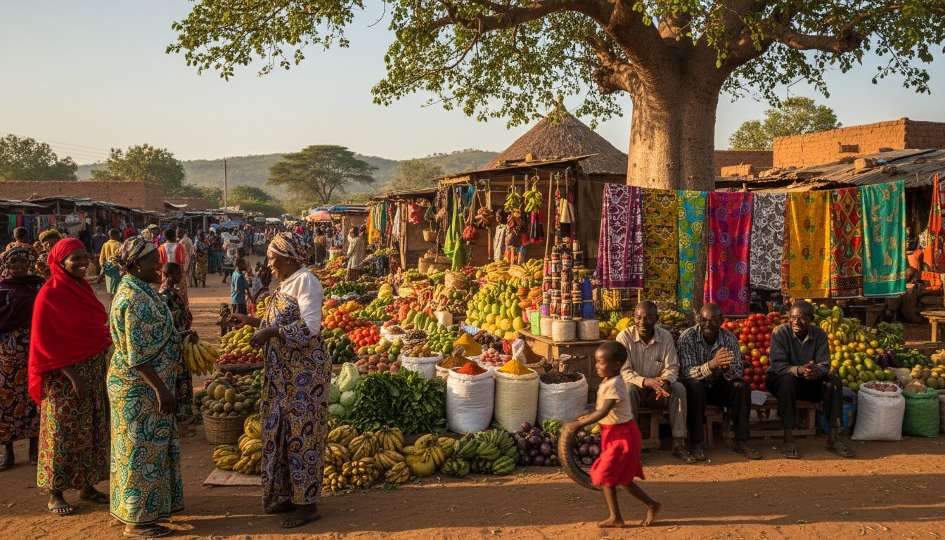 découvrez l'importance des marchés locaux dans la vie culturelle tanzanienne, véritables lieux d'échange, de tradition et de diversité où se vivent les coutumes et le quotidien des habitants.