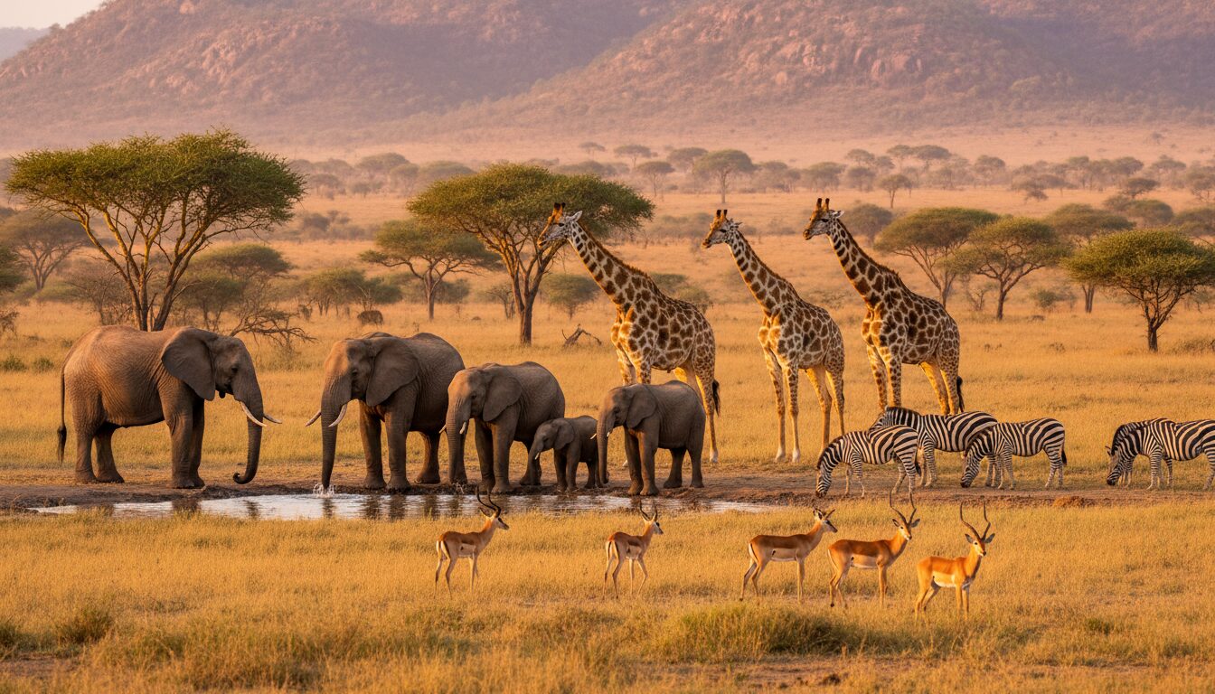 découvrez les grands herbivores fascinants du parc national de ruaha, un refuge naturel riche en biodiversité où la faune sauvage évolue en toute liberté.