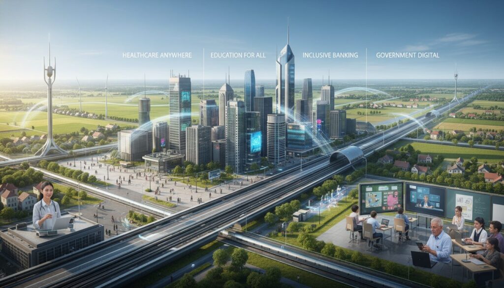 découvrez comment les infrastructures numériques transforment l'accès aux services essentiels, améliorant la connectivité et l'inclusion dans divers secteurs.