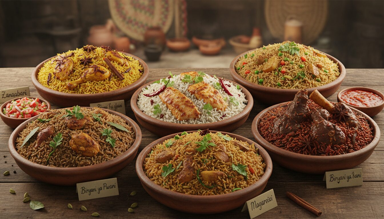 découvrez comment préparer la biryani à la tanzanienne avec notre recette authentique et ses variantes locales savoureuses pour un voyage culinaire unique.