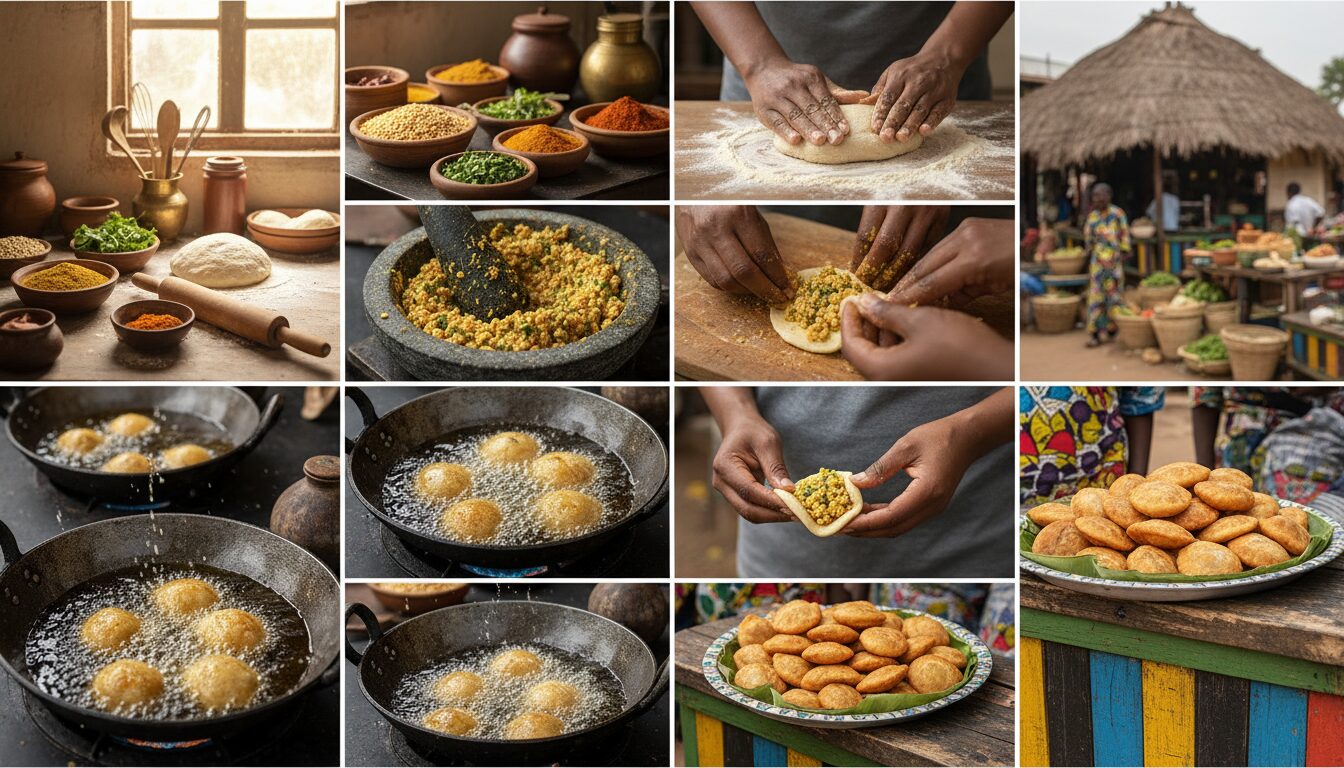 découvrez la recette pas à pas du kachori tanzanien, une délicieuse street-food influencée par la cuisine indienne, facile à préparer chez vous.