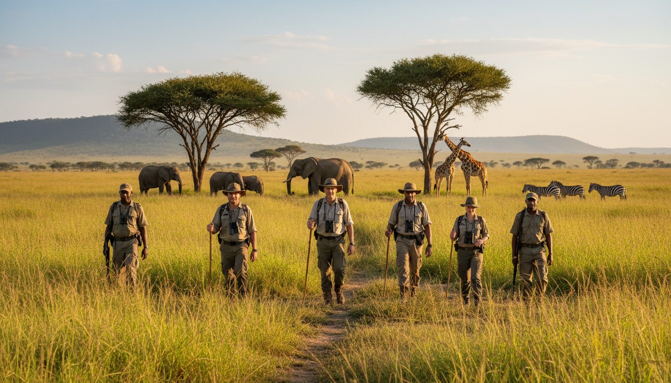 découvrez les safaris à pied en tanzanie, une expérience unique pour explorer la nature sauvage de près et vivre des aventures inoubliables au cœur des paysages africains.