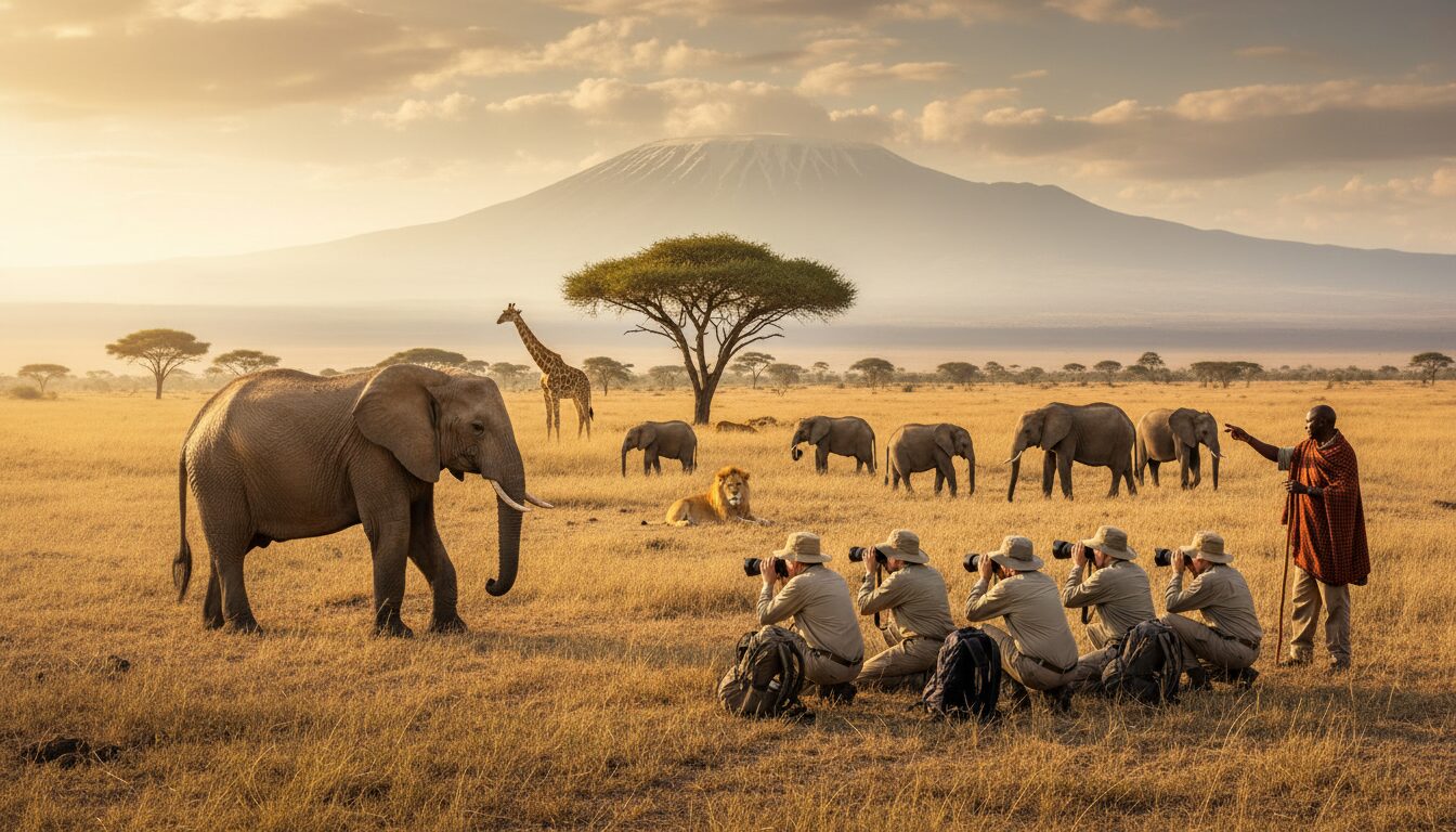découvrez les safaris à pied en tanzanie, une expérience unique pour explorer la nature sauvage de près, vivre des aventures authentiques et observer la faune dans son habitat naturel.