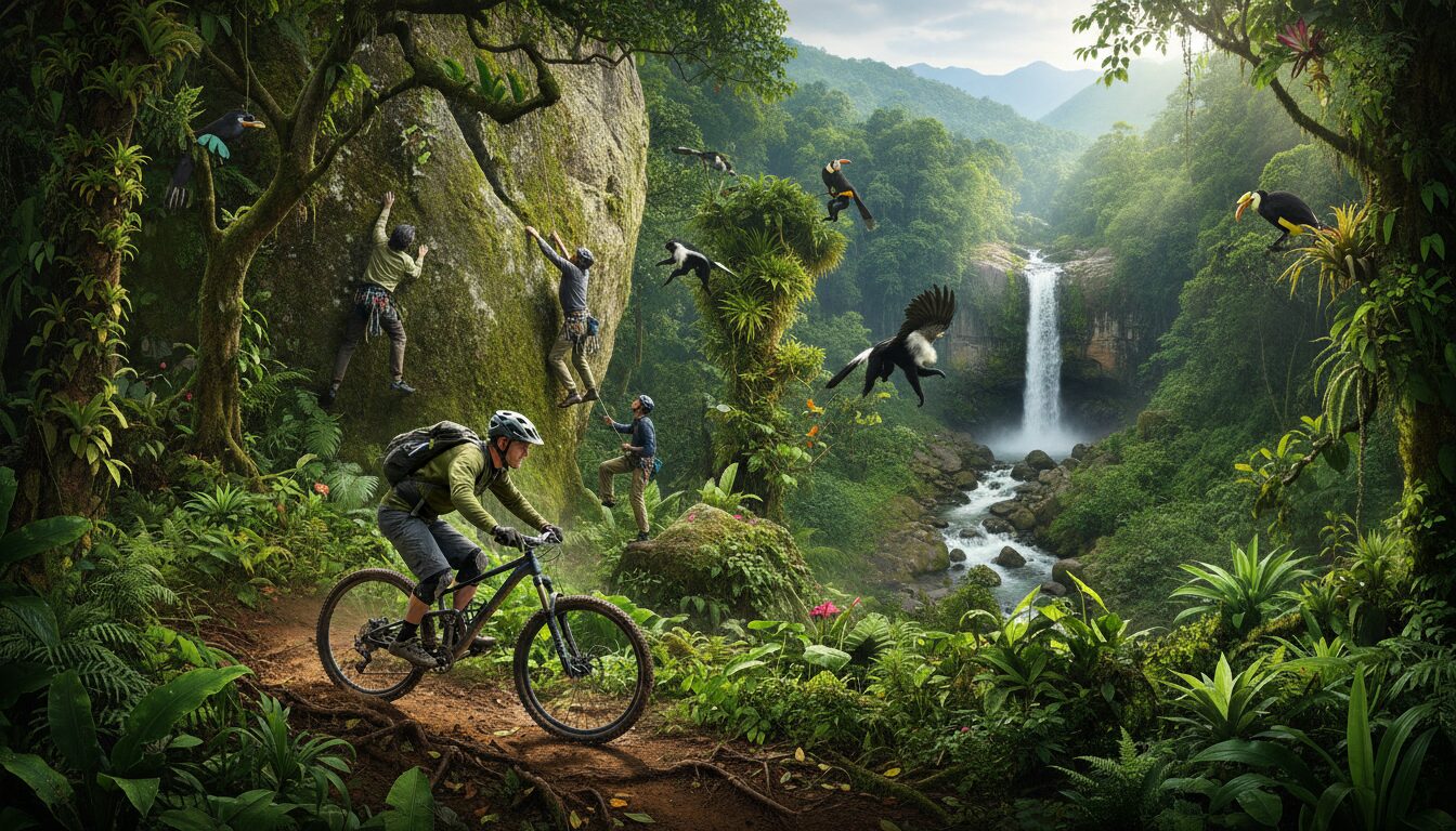 découvrez les sports d’aventure dans les montagnes d’udzungwa avec des activités excitantes comme l’escalade et le vtt pour des sensations fortes en pleine nature.