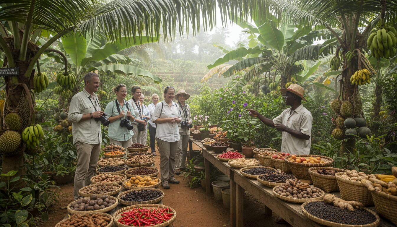 découvrez les visites guidées des plantations d'épices à zanzibar, alliant culture authentique et dégustation savoureuse pour une expérience unique.