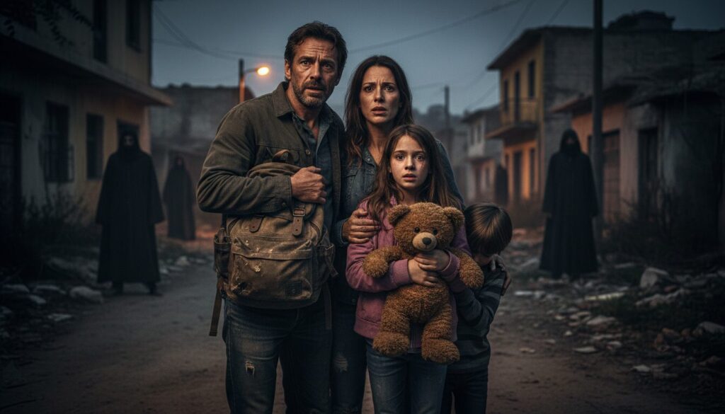 découvrez le récit bouleversant d'une famille dont le tour du monde a viré au cauchemar : menacés et dépouillés, les enfants vivent un traumatisme profond.