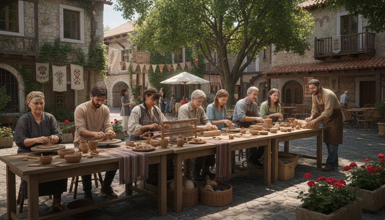 participez à un atelier d’artisanat local pour découvrir des techniques traditionnelles, développer votre créativité et vivre une expérience culturelle authentique et enrichissante.