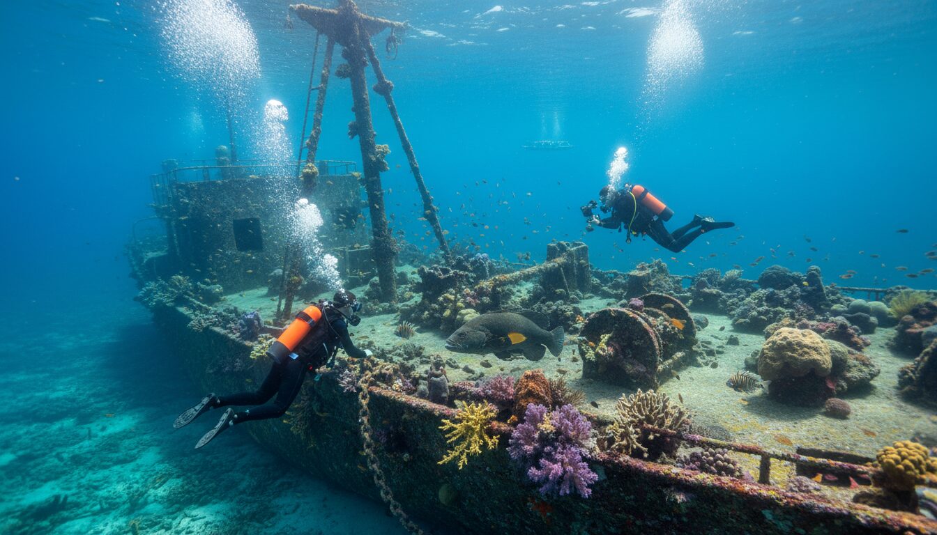 découvrez la plongée technique sur les épaves fascinantes autour de zanzibar, explorez des sites sous-marins uniques et vivez une aventure inoubliable.
