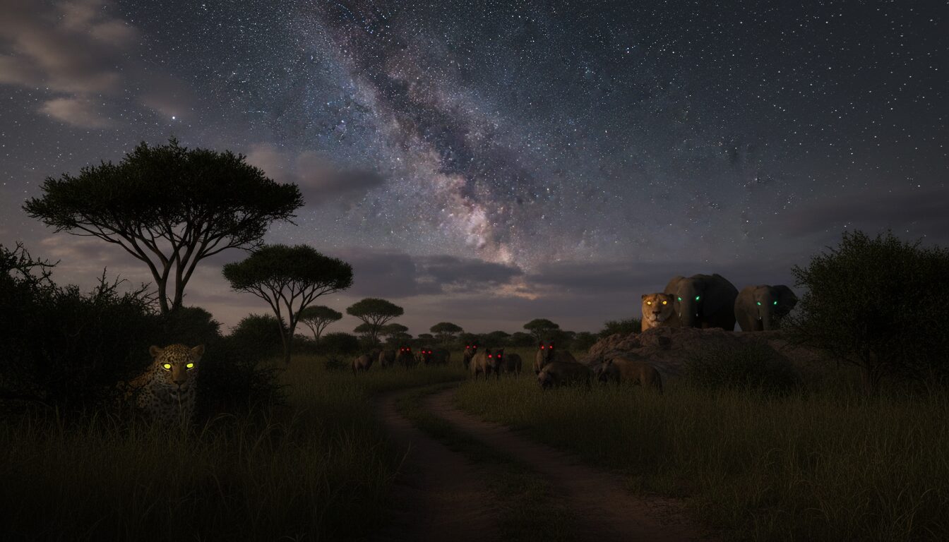 découvrez la tanzanie autrement avec nos visites guidées nocturnes pour observer la vie sauvage dans son habitat naturel. une expérience unique à ne pas manquer !