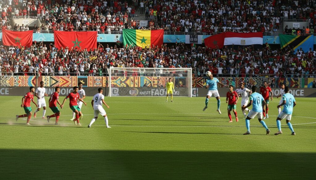suivez la can u17 2026 avec le maroc qui affronte le sénégal, tandis que l'égypte défie la surprise tanzanienne dans des matchs pleins de suspense et de talent.